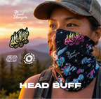 Tugak at Tagak (Frog&Egret) Multi-Functional Headbuff by TheRawBot